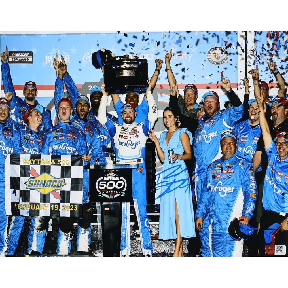 Ricky Stenhouse Jr. Autographed 11x14 Daytona 500 Photo PA COA NASCAR